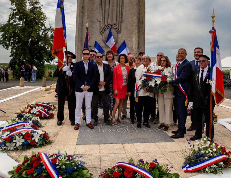 Sabrosa visitou Cadaujac nas comemorações do Dia Nacional de França