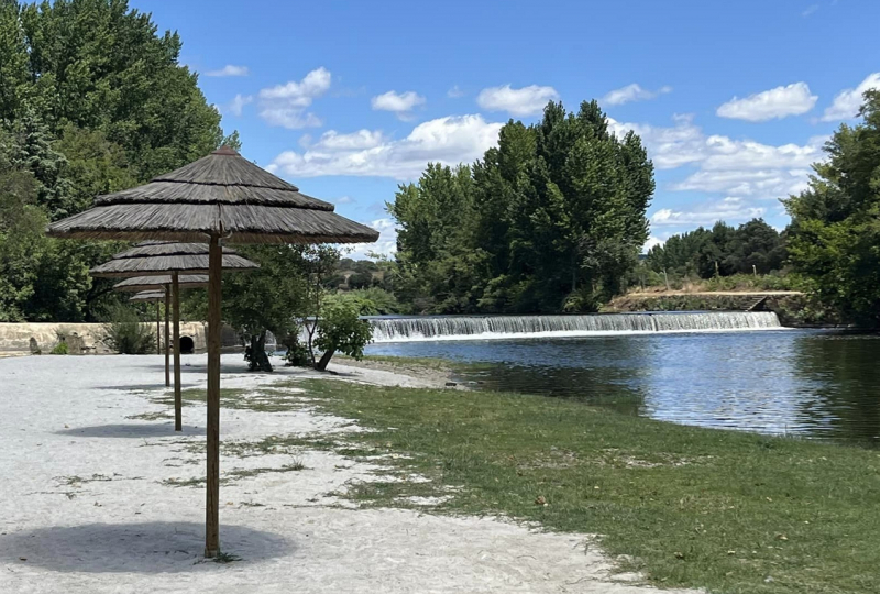 Praia Fluvial de Vale de Juncal em Mirandela volta à normalidade