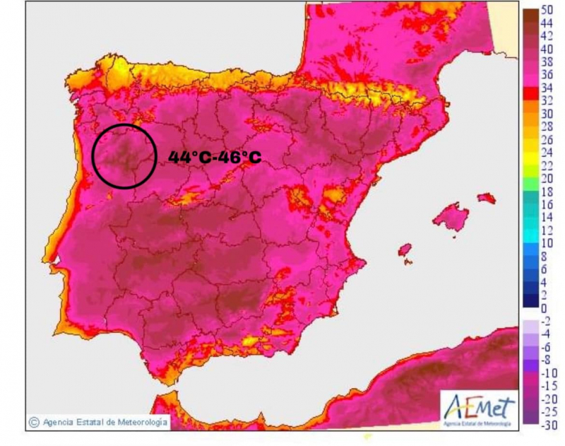 Os distrito de Bragança e Vila Real sob aviso vermelho