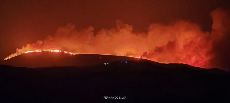 Reativação de fogo em Vimioso preocupa autarca de Miranda do Douro