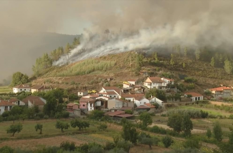 Incêndio de Vinhais reacendeu mas já está dominado