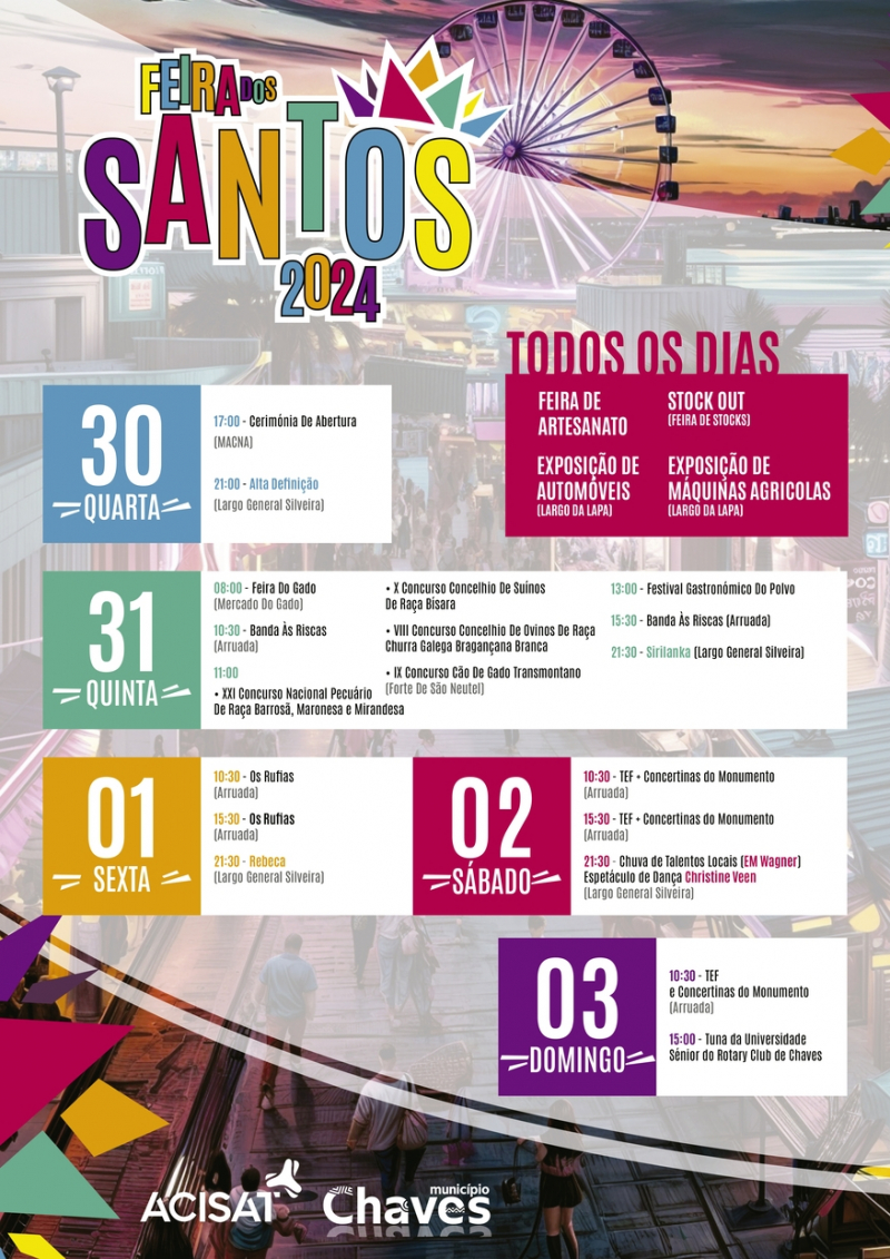 Feira dos Santos com cinco dias de festa