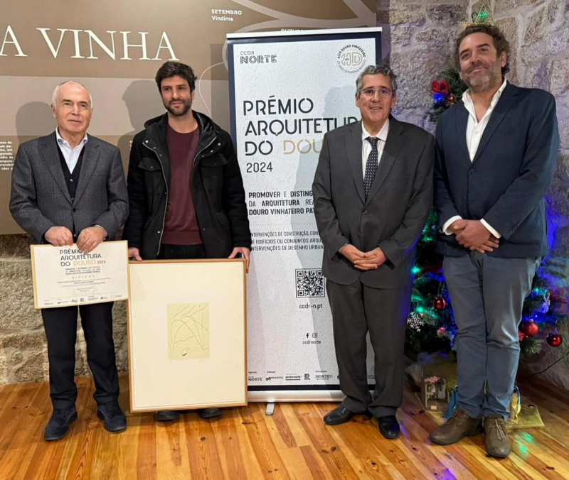 Sérgio Rebelo é o vencedor do Prémio de Arquitetura do Douro