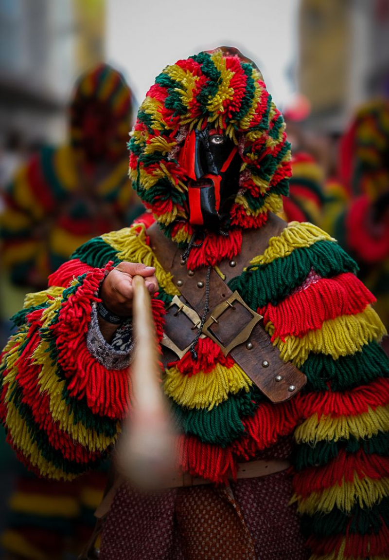 Caretos representam Trás-os-Montes no Festival Internacional da Máscara Ibérica.